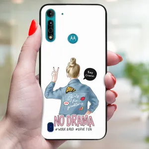 MY ART Ochranný kryt pre Motorola Moto G8 Power Lite NO DRAMA (138)