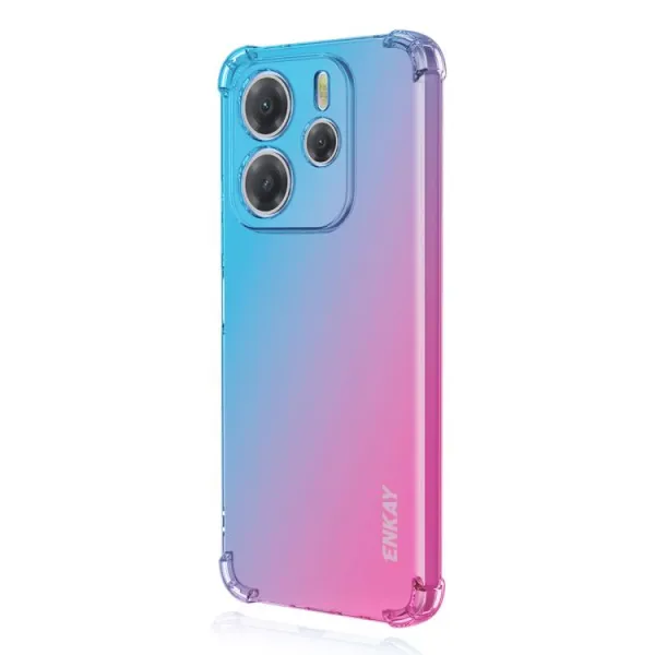 ENKAY GRADIENT Ochranný kryt pre Xiaomi Redmi Note 14 BLUE PINK