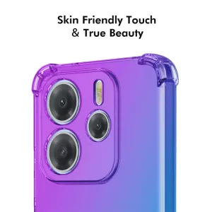 ENKAY GRADIENT Ochranný kryt pre Xiaomi Redmi Note 14 BLUE PINK
