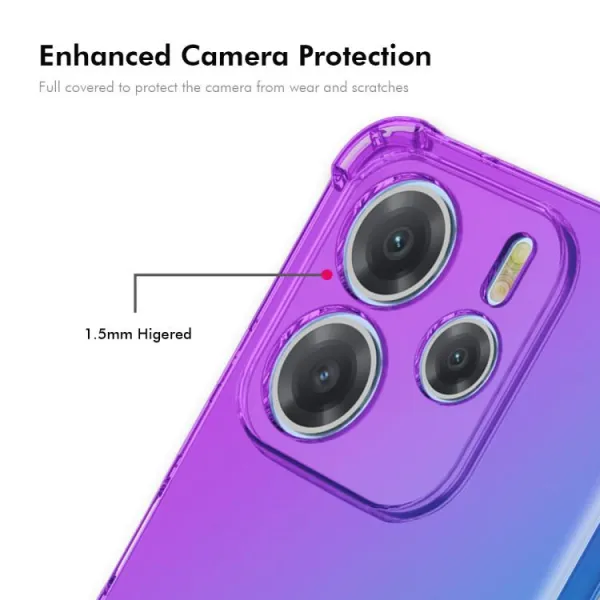 ENKAY GRADIENT Ochranný kryt pre Xiaomi Redmi Note 14 BLUE PINK