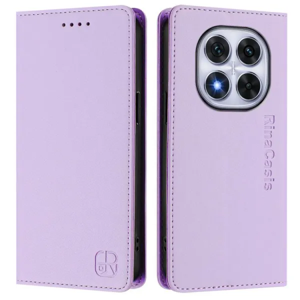RINA Zaklápacie puzdro pre Xiaomi Redmi Note 14 Pro fialové