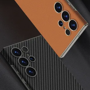 GKK LEATHER CASE Ochranný kryt pre Samsung Galaxy S25 Ultra 5G TITANIUM GREY