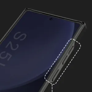 GKK LEATHER CASE Ochranný kryt pre Samsung Galaxy S25 Ultra 5G TITANIUM GREY