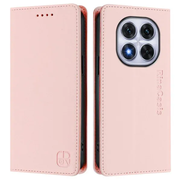 RINA Zaklápacie puzdro pre Xiaomi Redmi Note 14 Pro ružové