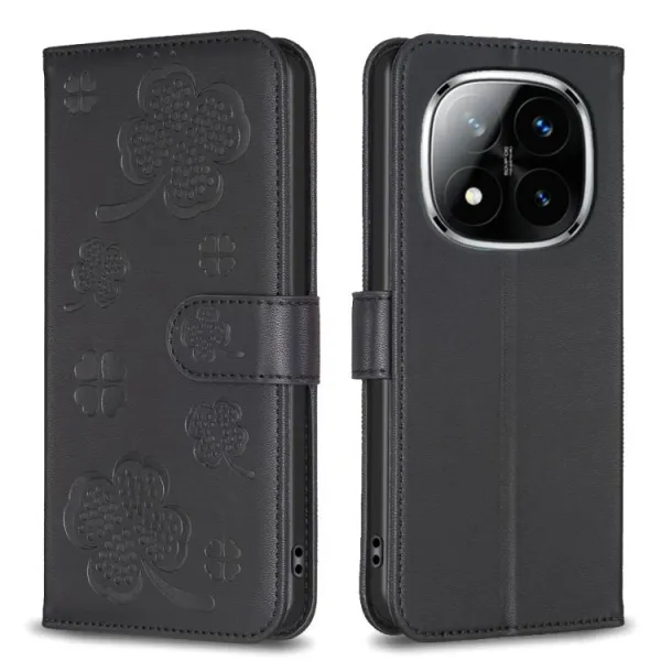 ART CLOVER Peňaženkový obal pre Xiaomi Redmi Note 14 Pro čierny