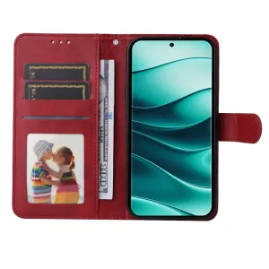 SMOOTH Peňaženkové puzdro pre Xiaomi Redmi Note 14 Pro 5G / Redmi Note 14 Pro+ 5G červené