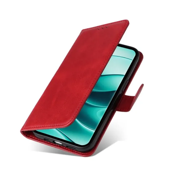 SMOOTH Peňaženkové puzdro pre Xiaomi Redmi Note 14 Pro 5G / Redmi Note 14 Pro+ 5G červené