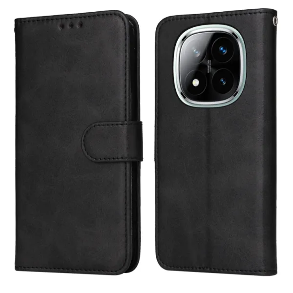 SMOOTH Peňaženkové puzdro pre Xiaomi Redmi Note 14 Pro 5G / Redmi Note 14 Pro+ 5G čierne