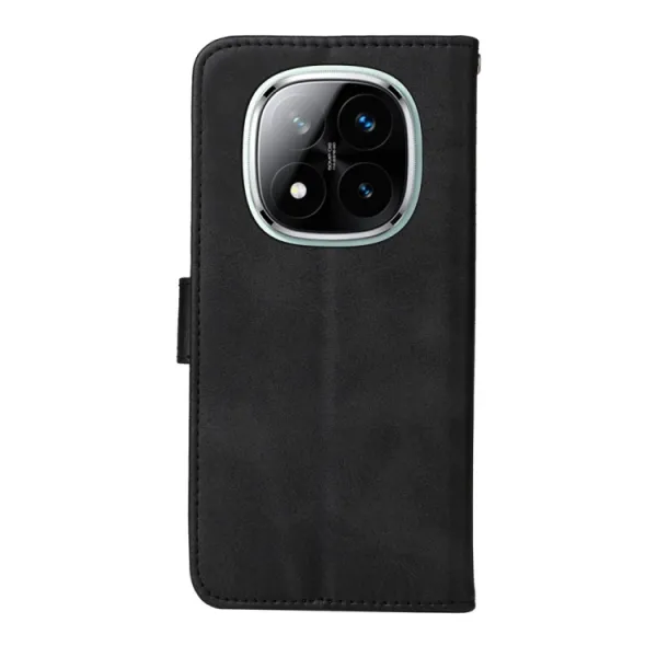 SMOOTH Peňaženkové puzdro pre Xiaomi Redmi Note 14 Pro 5G / Redmi Note 14 Pro+ 5G čierne