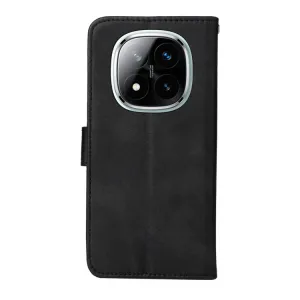 SMOOTH Peňaženkové puzdro pre Xiaomi Redmi Note 14 Pro 5G / Redmi Note 14 Pro+ 5G čierne