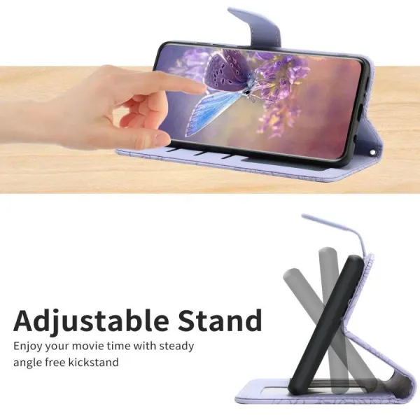 ART BLOSSOM Peňaženkový obal pre Xiaomi Redmi Note 14 Pro fialový