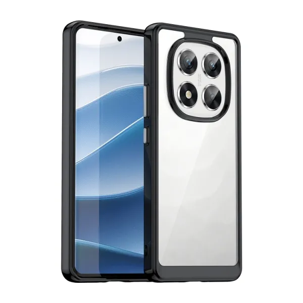 CRYSTAL Ochranný kryt pre Xiaomi Redmi Note 14 Pro 5G čierny