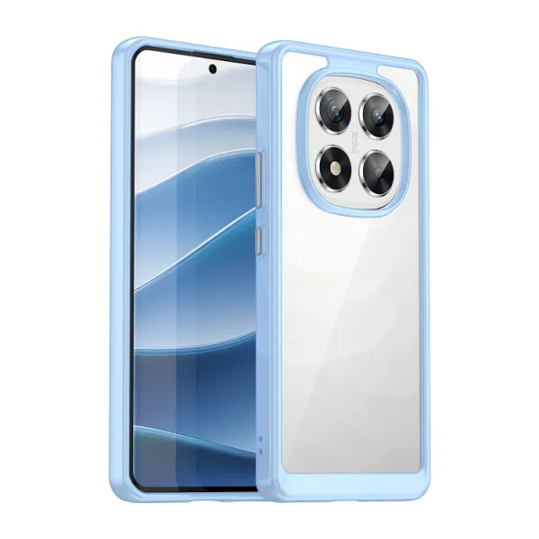 CRYSTAL Ochranný kryt pre Xiaomi Redmi Note 14 Pro 5G modrý