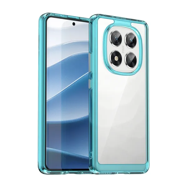 CRYSTAL Ochranný kryt pre Xiaomi Redmi Note 14 Pro 5G tyrkysový
