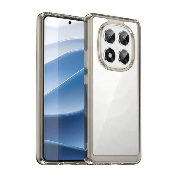 CRYSTAL Ochranný kryt pre Xiaomi Redmi Note 14 Pro 5G šedý