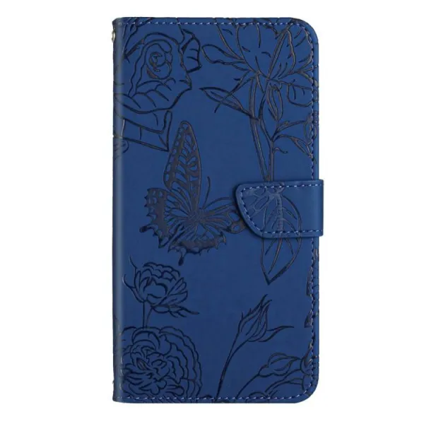 ART BLOSSOM Peňaženkový obal pre Xiaomi Redmi Note 14 Pro modrý