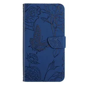 ART BLOSSOM Peňaženkový obal pre Xiaomi Redmi Note 14 Pro modrý