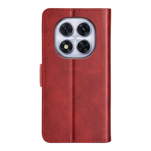 SIDE Peňaženkové puzdro pre Xiaomi Redmi Note 14 Pro 5G červené