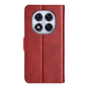 SIDE Peňaženkové puzdro pre Xiaomi Redmi Note 14 Pro 5G červené