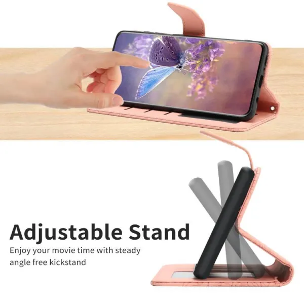 ART BLOSSOM Peňaženkový obal pre Xiaomi Redmi Note 14 Pro ružový