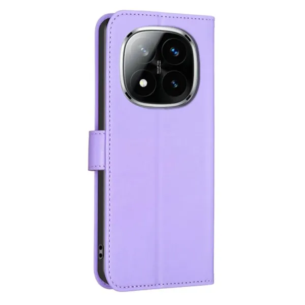 ART CLOVER Peňaženkový obal pre Xiaomi Redmi Note 14 Pro fialový