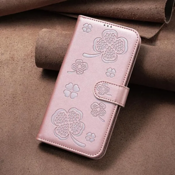 ART CLOVER Peňaženkový obal pre Xiaomi Redmi Note 14 Pro ružový