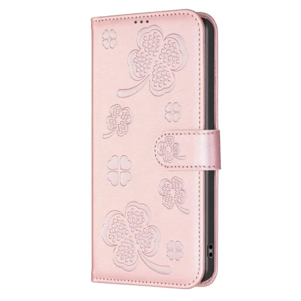 ART CLOVER Peňaženkový obal pre Xiaomi Redmi Note 14 ružový