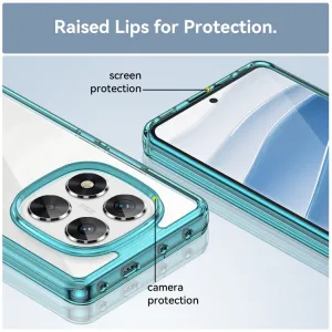 CRYSTAL Ochranný kryt pre Xiaomi Redmi Note 14 Pro 5G tyrkysový