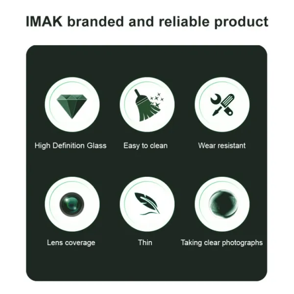 IMAK FULL COVER Sklo pre fotoaparát Realme 14 Pro 5G / Realme 14 Pro+ 5G
