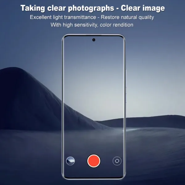 IMAK FULL COVER Sklo pre fotoaparát Xiaomi Redmi Note 14 Pro 5G TRANSPARENT