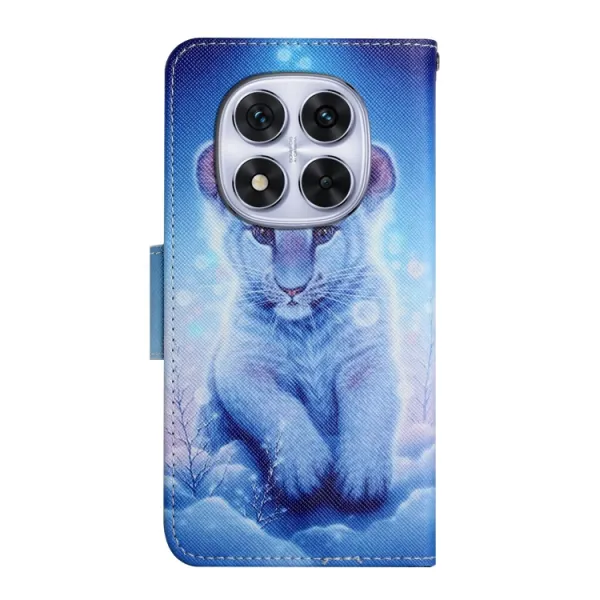 ART Peňaženkový kryt pre Xiaomi Redmi Note 14 Pro 5G SNOW LEOPARD