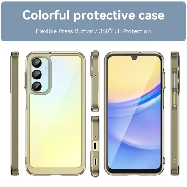 CRYSTAL Ochranný kryt pre Samsung Galaxy A26 šedý