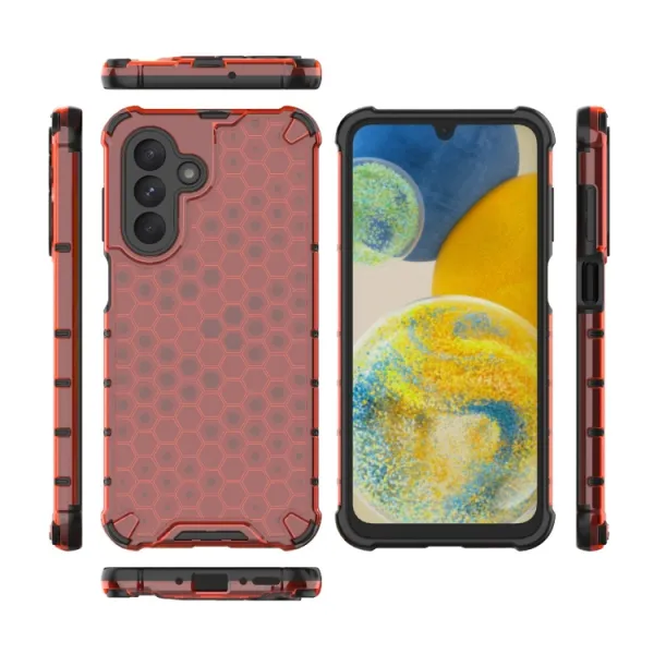 HONEYCOMB Ochranný kryt Samsung Galaxy A26 červený