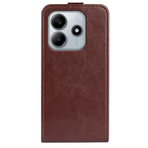 Vyklápacie puzdro pre Xiaomi Redmi Note 14 5G hnedé