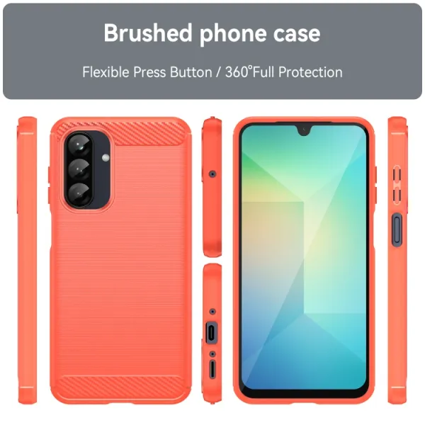 FLEXI TPU Ochranný kryt Samsung Galaxy A26 červený
