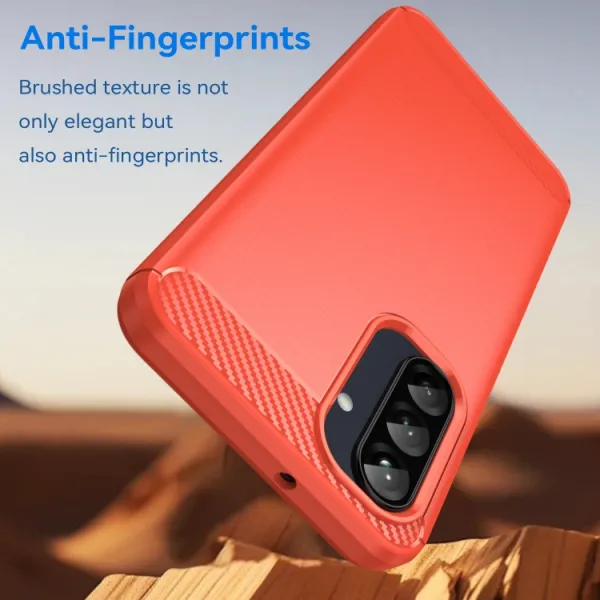 FLEXI TPU Ochranný kryt Samsung Galaxy A26 červený