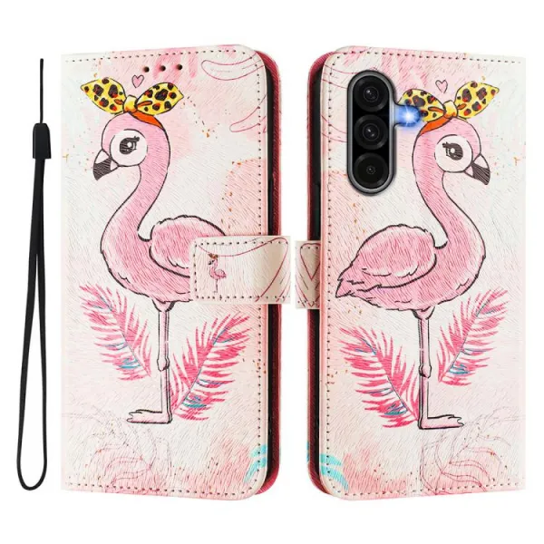 ART Peňaženkový kryt pre Samsung Galaxy A36 FLAMINGO