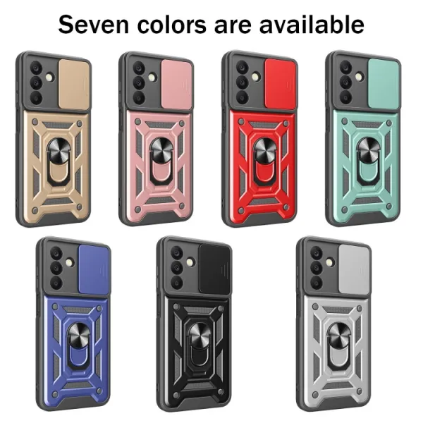 RING CAMERA Kryt s držiakom pre Samsung Galaxy A26 ružový