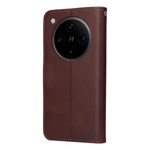 SMOOTH Peňaženkové puzdro pre Oppo Find X8 Pro 5G hnedé