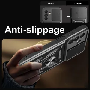 RING CAMERA Kryt s držiakom pre Samsung Galaxy A26 ružový