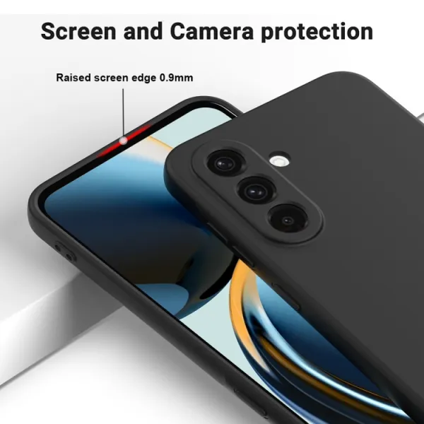 RUBBER Ochranný kryt pre Samsung Galaxy A36 čierny