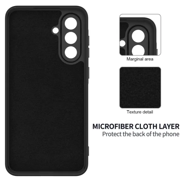 RUBBER Ochranný kryt pre Samsung Galaxy A36 čierny