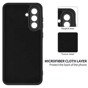 RUBBER Ochranný kryt pre Samsung Galaxy A36 čierny