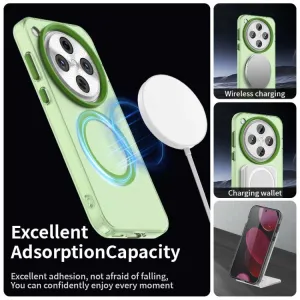 CANDY MAGSAFE Ochranný obal pre Oppo Find X8 Pro 5G zelený