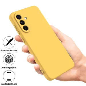 RUBBER Ochranný kryt pre Samsung Galaxy A36 žltý