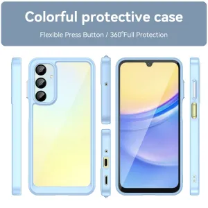 CRYSTAL Ochranný kryt pre Samsung Galaxy A26 modrý