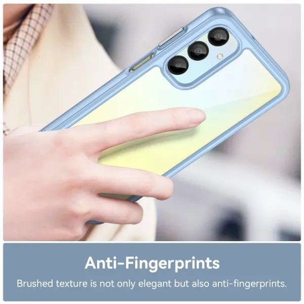 CRYSTAL Ochranný kryt pre Samsung Galaxy A26 modrý