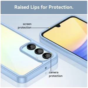 CRYSTAL Ochranný kryt pre Samsung Galaxy A26 modrý