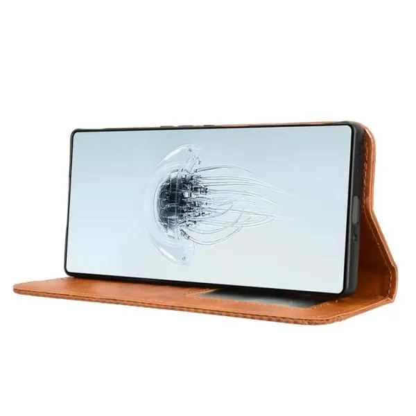 BUSINESS Peňaženkové puzdro pre Nubia RedMagic 10 Pro / RedMagic 10 Pro+ hnedé