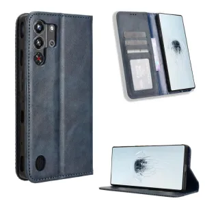 BUSINESS Peňaženkové puzdro pre Nubia RedMagic 10 Pro / RedMagic 10 Pro+ modré